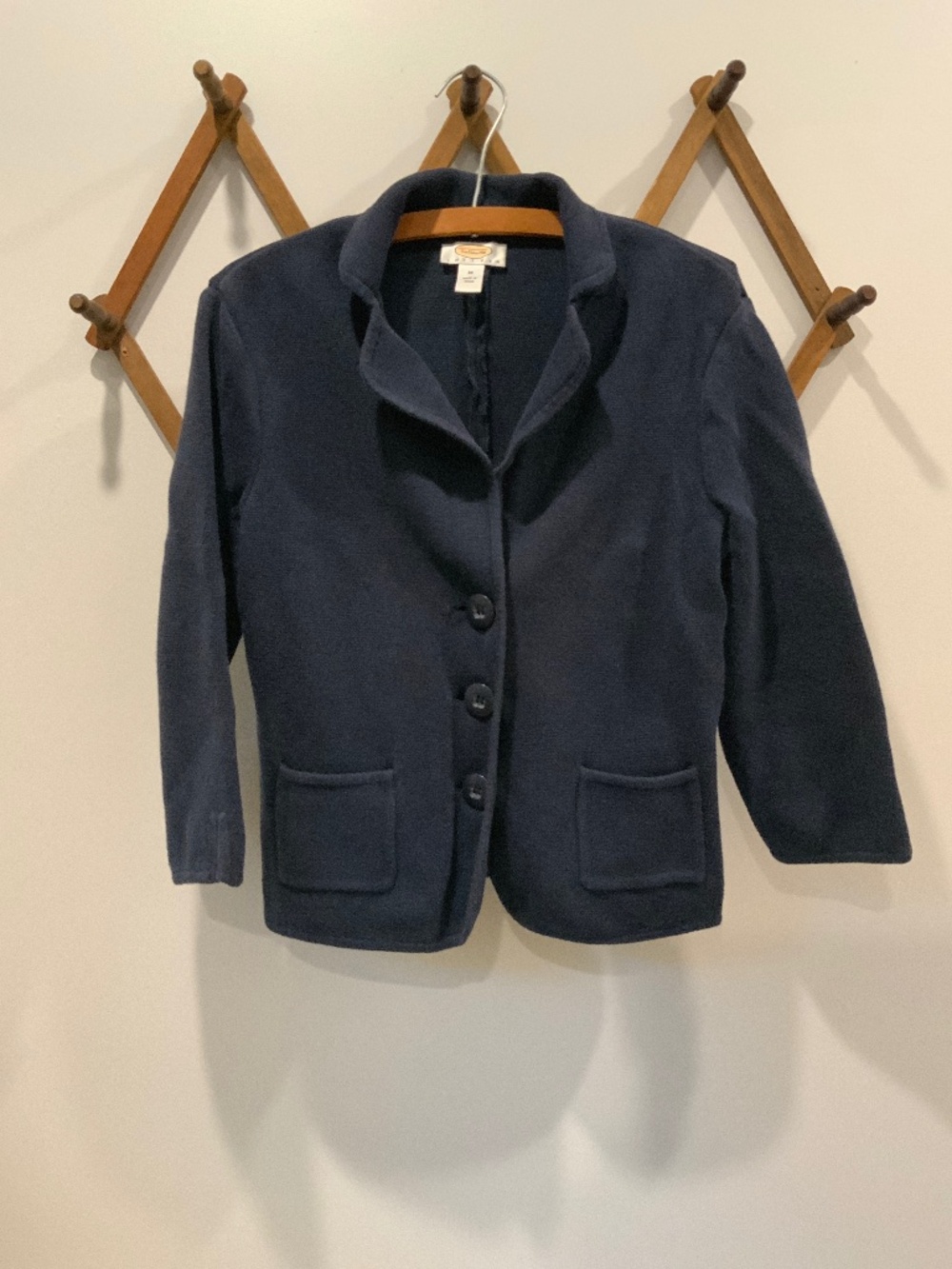 Talbot’s Knit Blazer M Navy